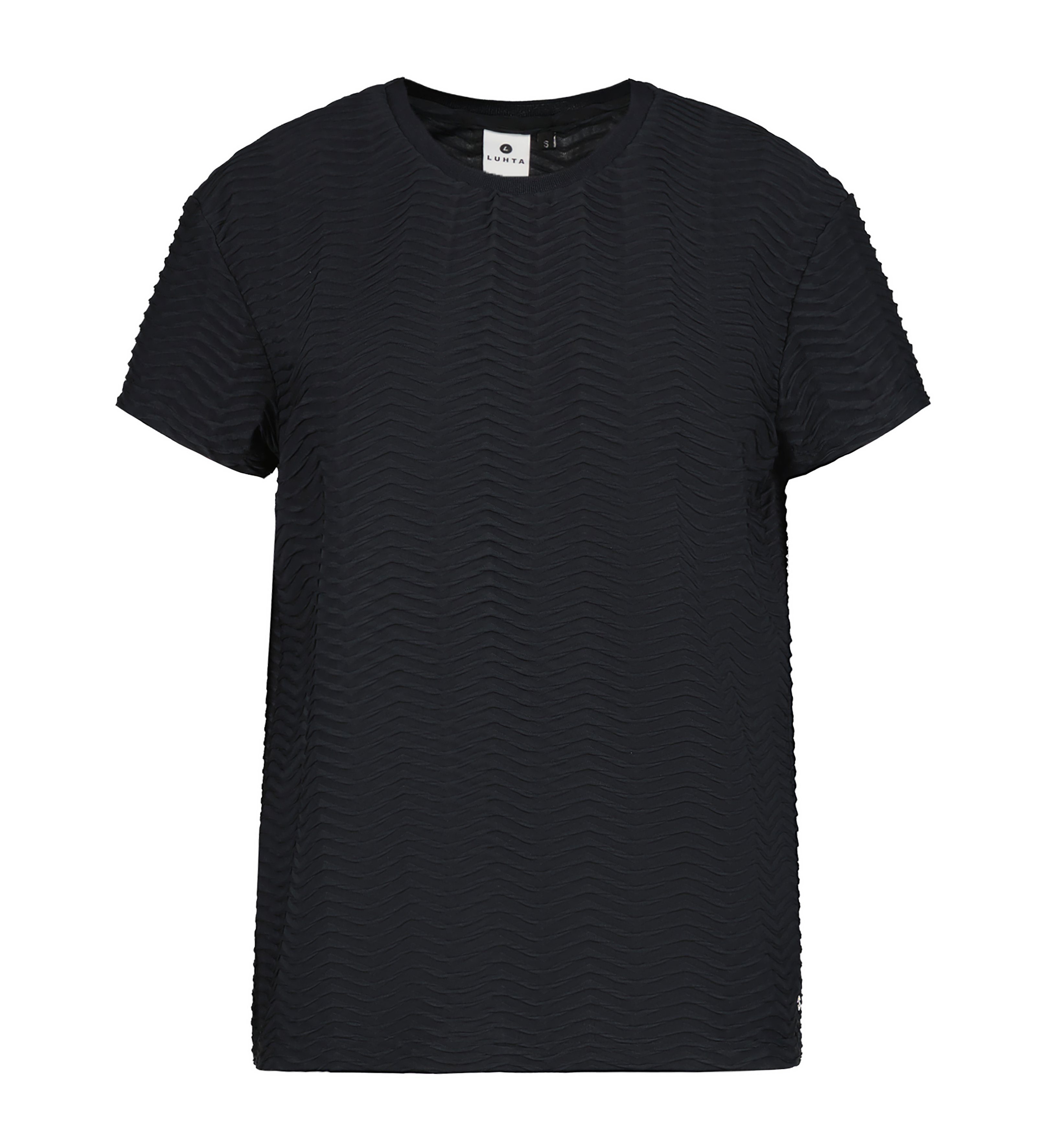 Luhta T-Shirt mit Wellenoptik günstig online kaufen