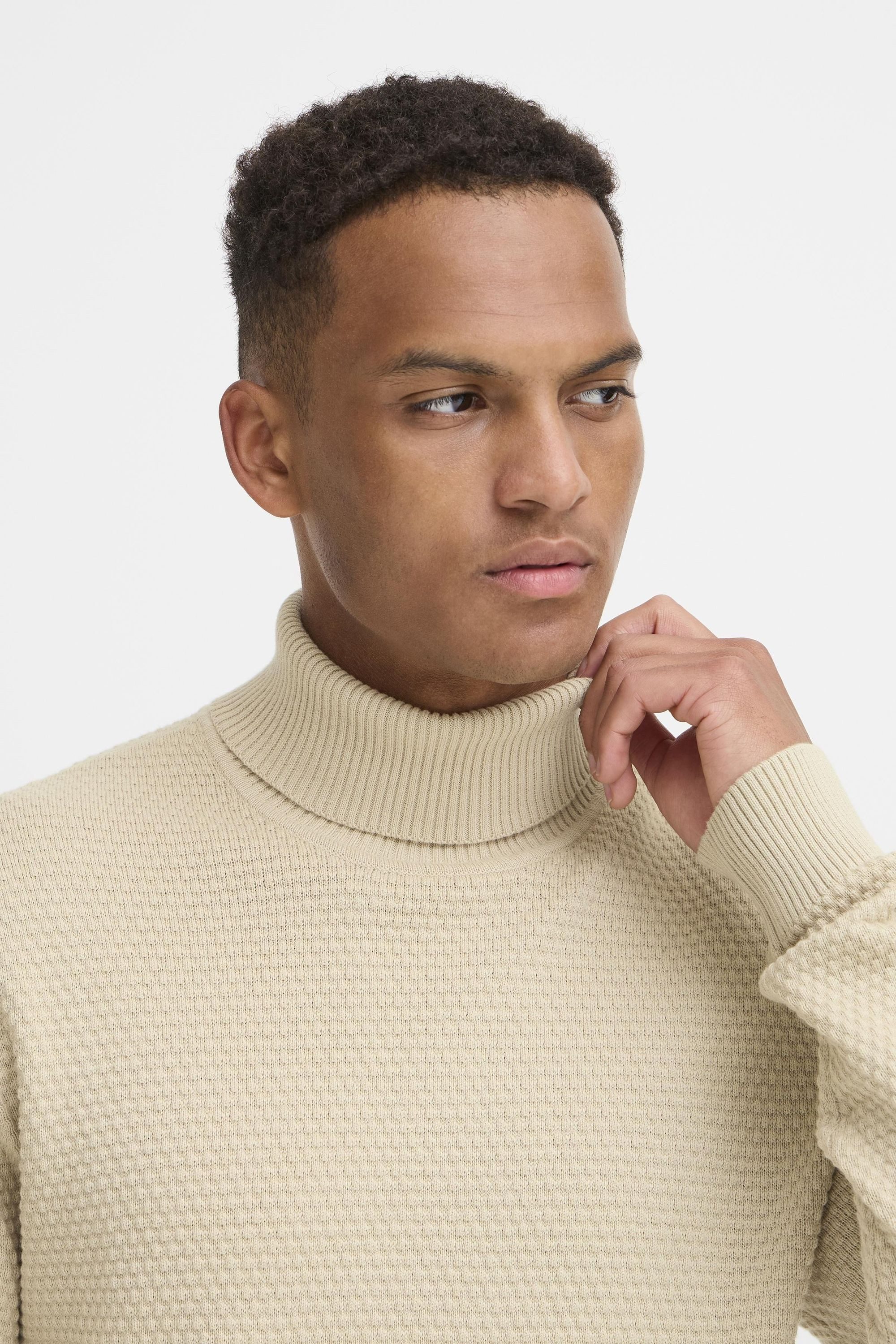 Blend Rollkragenpullover BHRedhill Stilvoller Basic Strickpullover mit Rollkragen