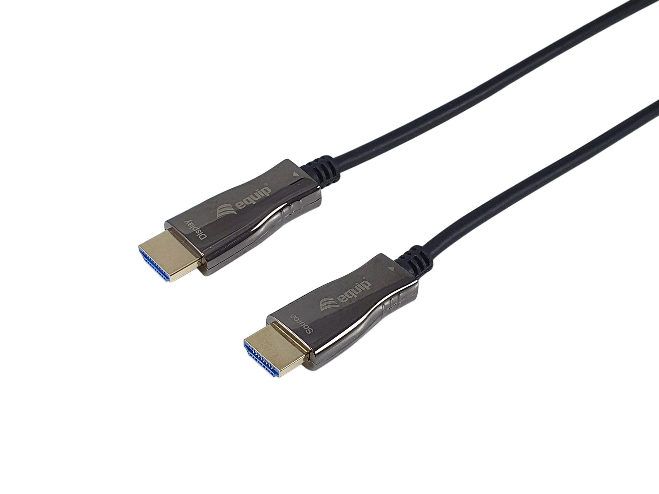 Equip Equip 119433 Equip HDMI HS Ethernet 2.0 A-A AOC 4K/ 60Hz 100.00m HDMI-Kabel