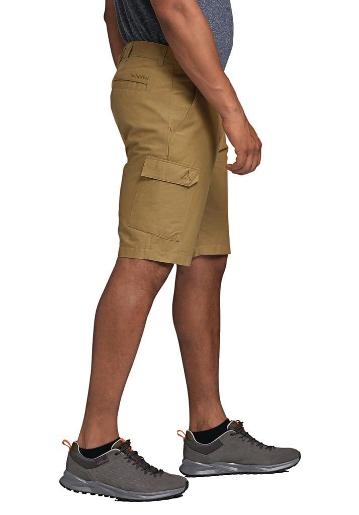 Schöffel Trekkinghose Reise-Wanderhose Turin (hoher Tragekomfort) kurz braun Herren