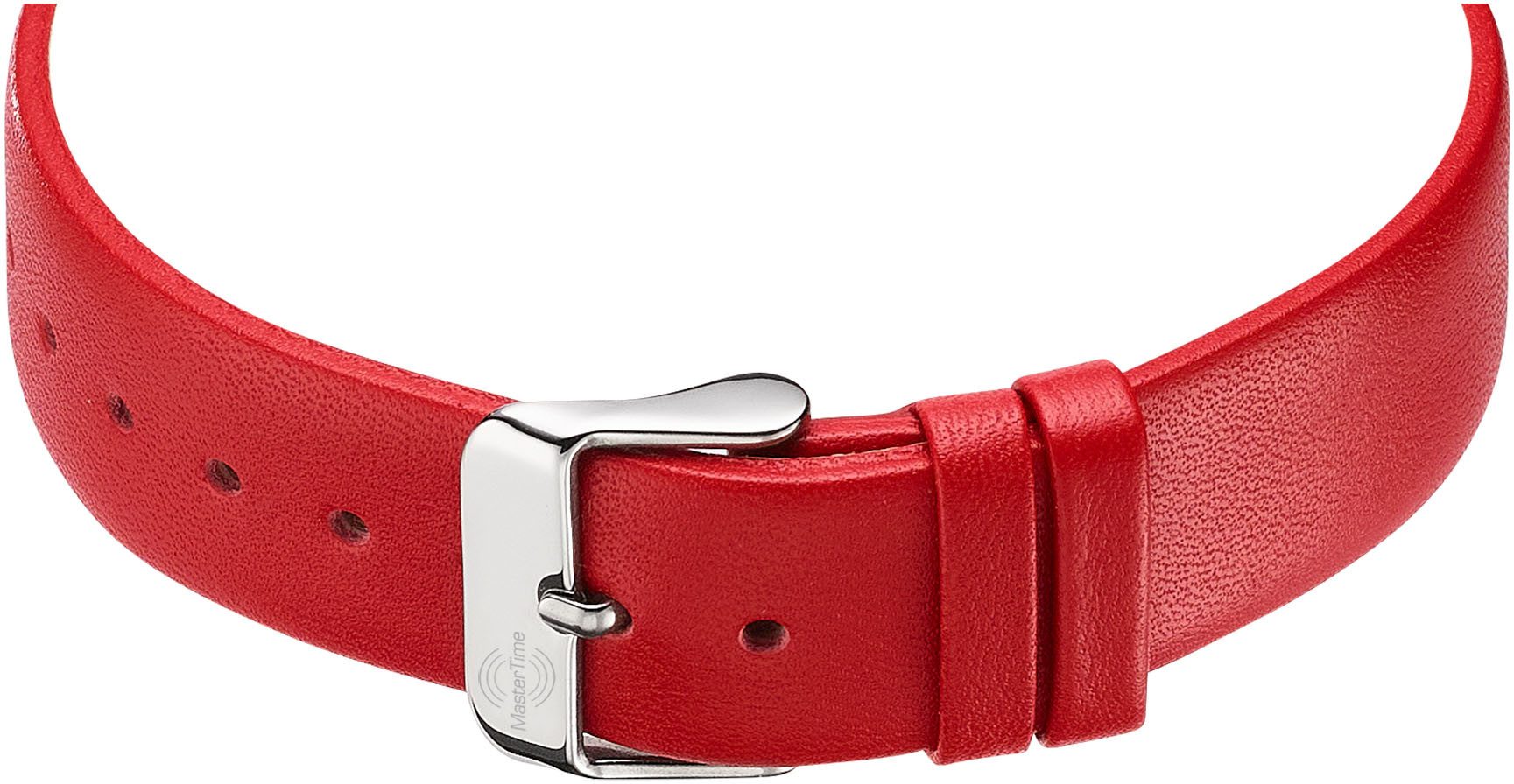 MASTER TIME Funkuhr MTGA-10917-11L, Quarzuhr, Armbanduhr, Herrenuhr, Lederarmband, analog, digital