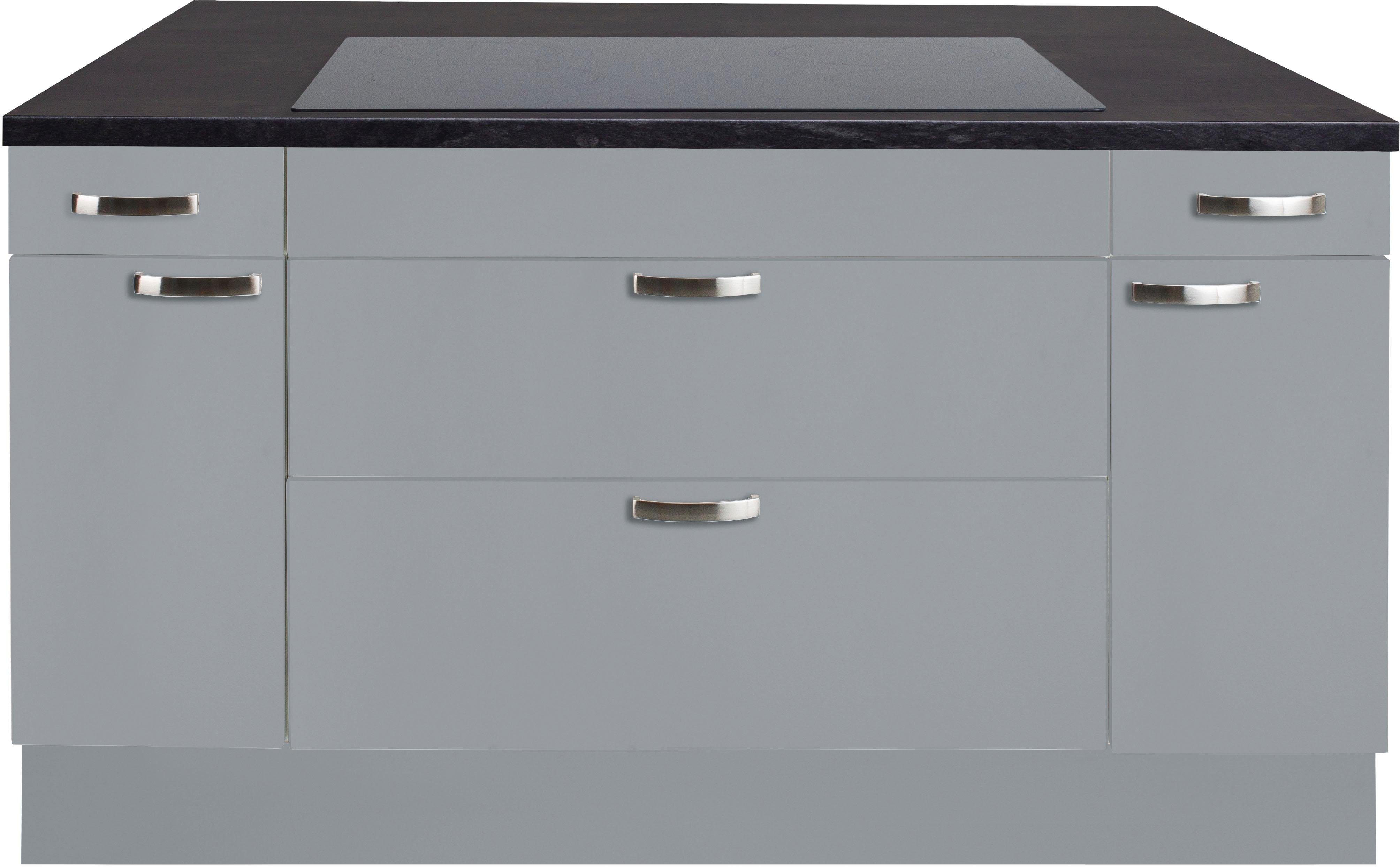 KOCHSTATION Кухниinsel KS-Cara, mit Vollauszügen und Soft-Close-Funktion, Stellbreite 150 x 95 cm