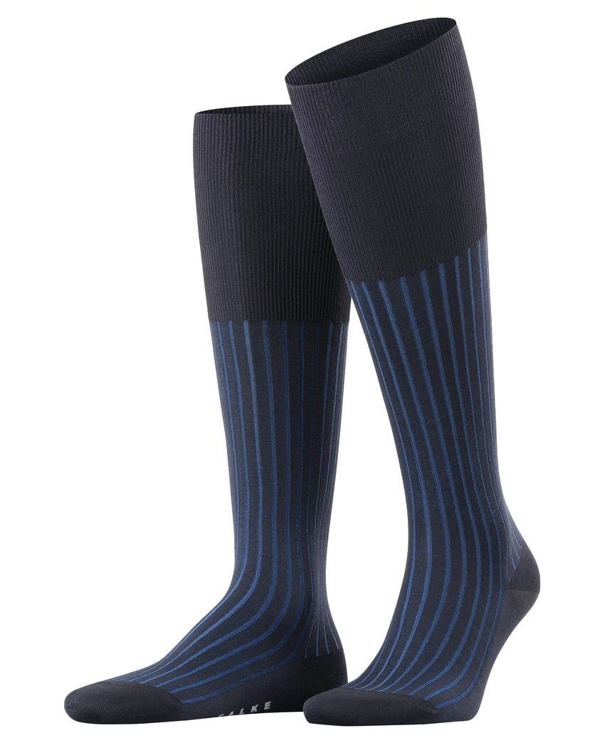 Kniestrümpfe Shadow (Business-Strumpf, Baumwolle) marineblau Herren - 1 Paar
