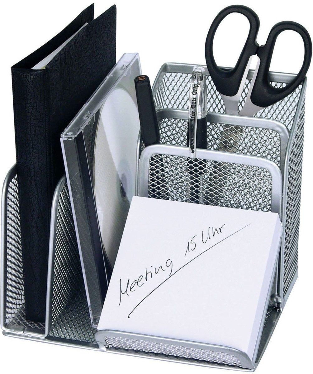 Tischaufsatz Schreibtischbutler Office silber