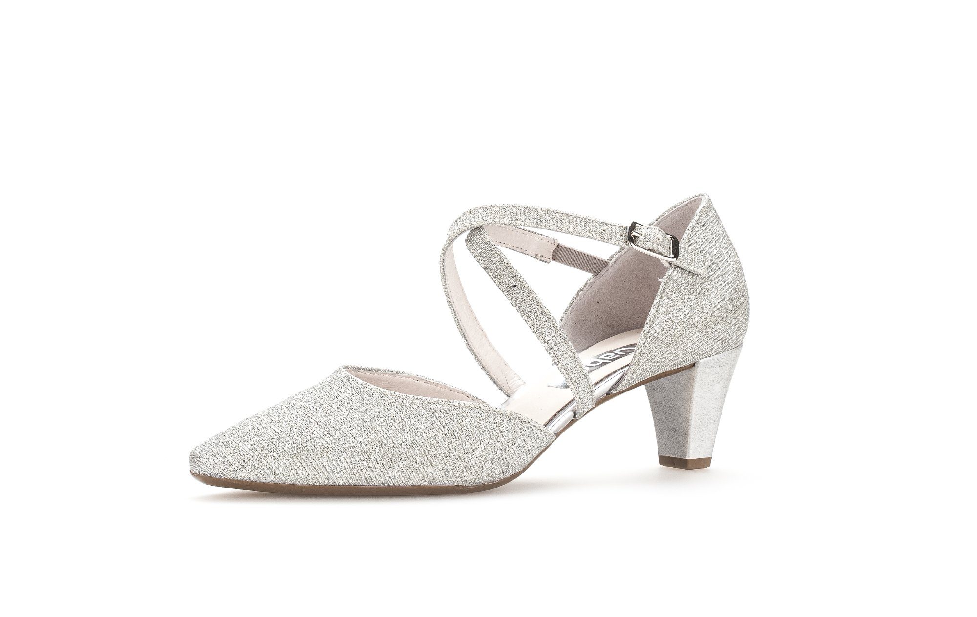 Gabor Spangenpumps / silber 01