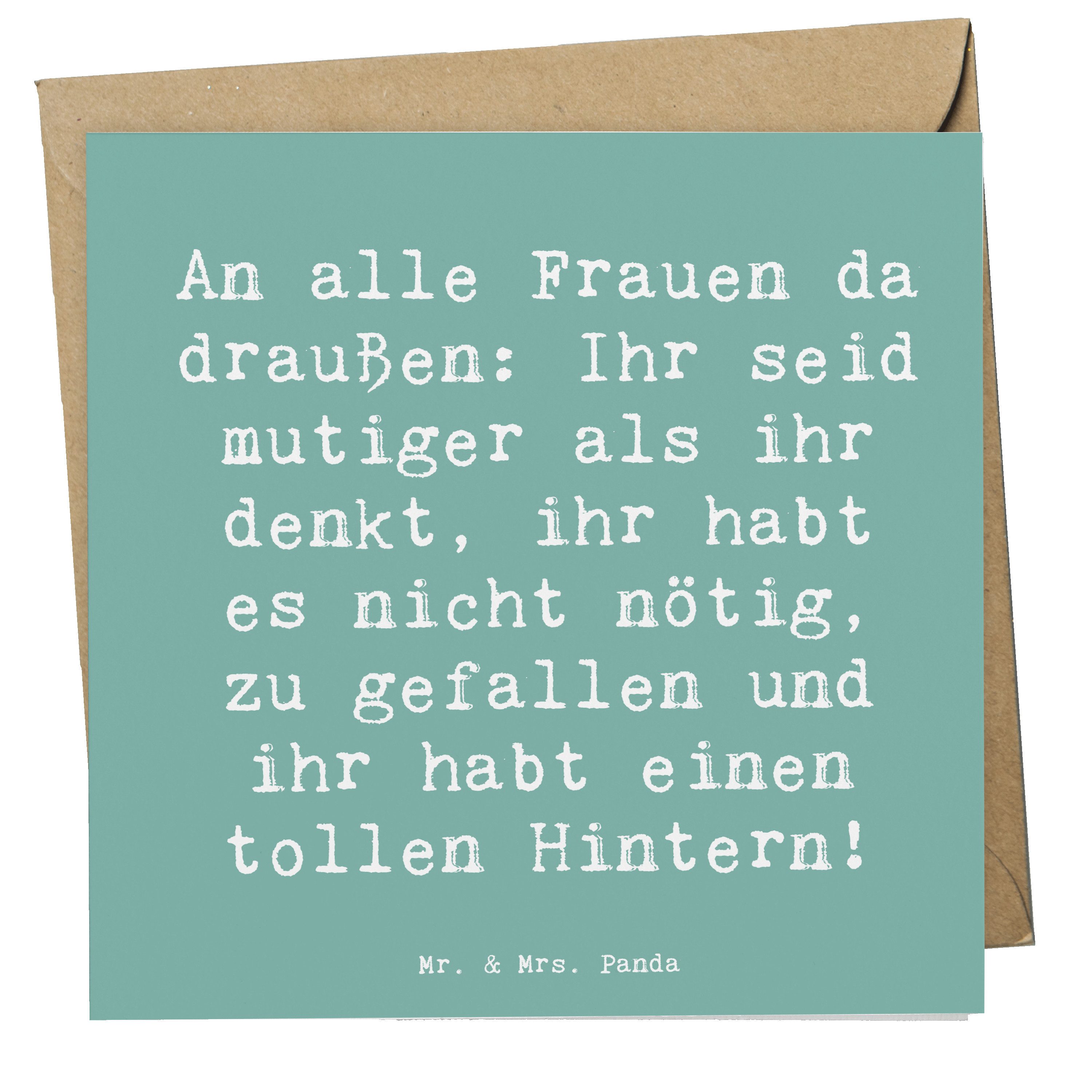 Grußkarte Mut und Hoffnung - Meeresbrise - Geschenk, tollen Hintern, Gefühl, Ho