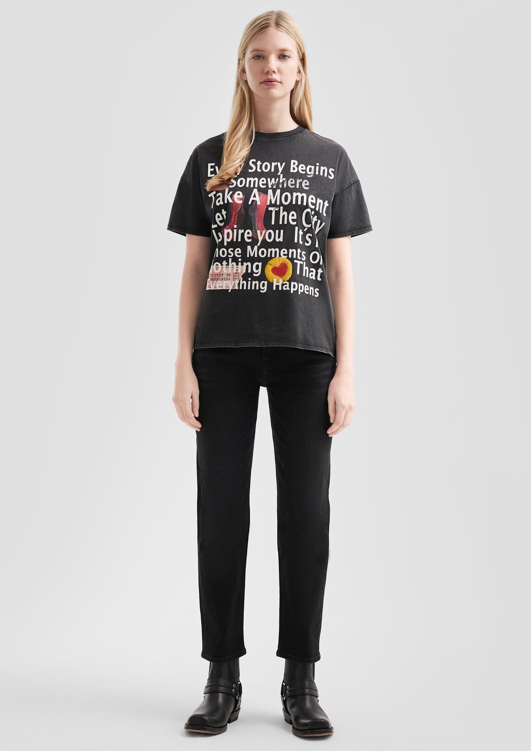 QS Regular-fit-Jeans Jeans-Hose TIZIE Ankle-Jeans Tizie / Slim Fit / High Rise / Tapered Leg / Inch Sizes