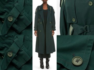 KENZO Langmantel KENZO Bi-Colour Belted Long Trench Coat Trenchcoat Pine Mantel Jacke J