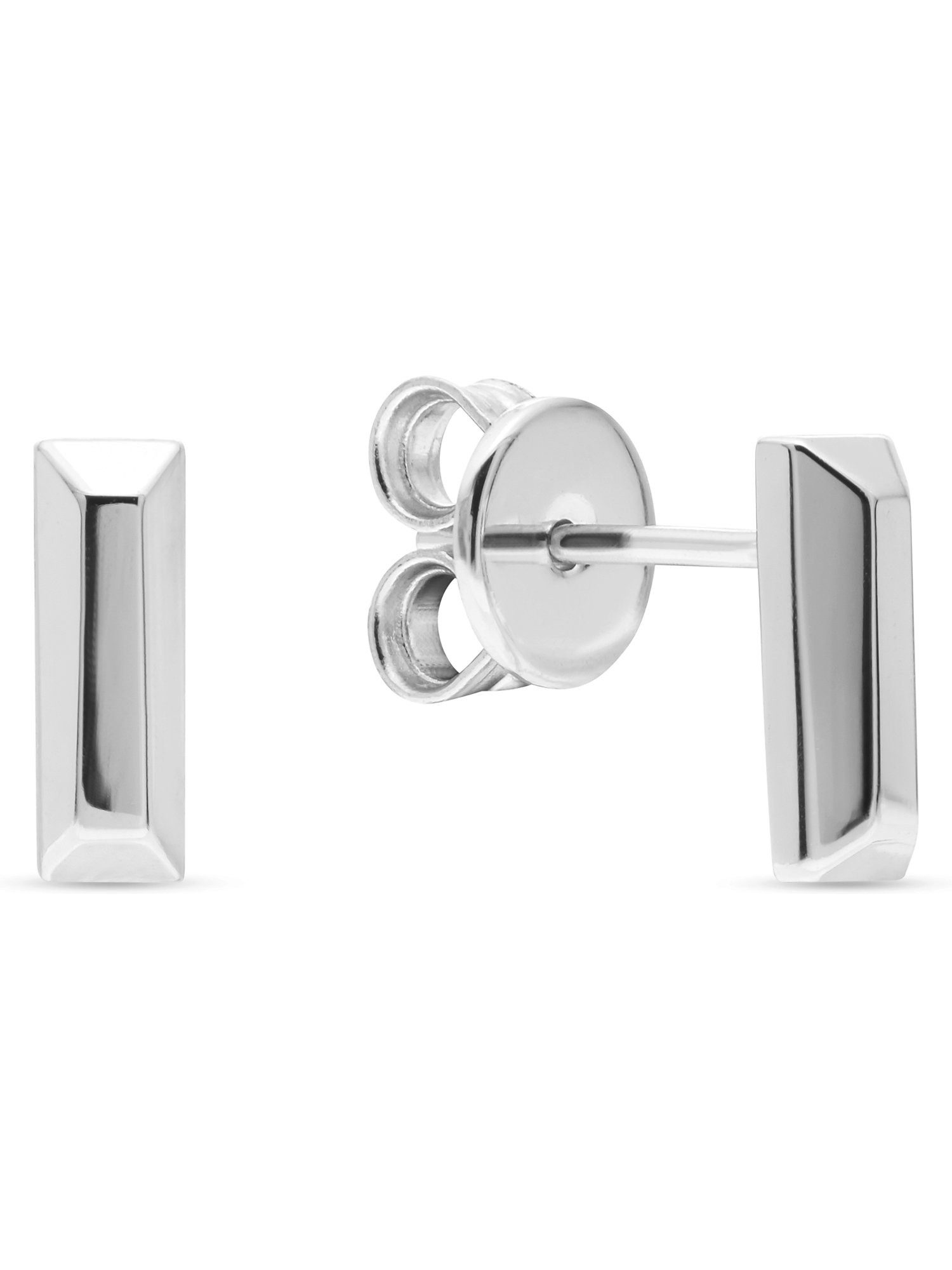 JETTE Paar Ohrstecker JETTE Damen-Ohrstecker 925er Silber, recycelt, TURN
