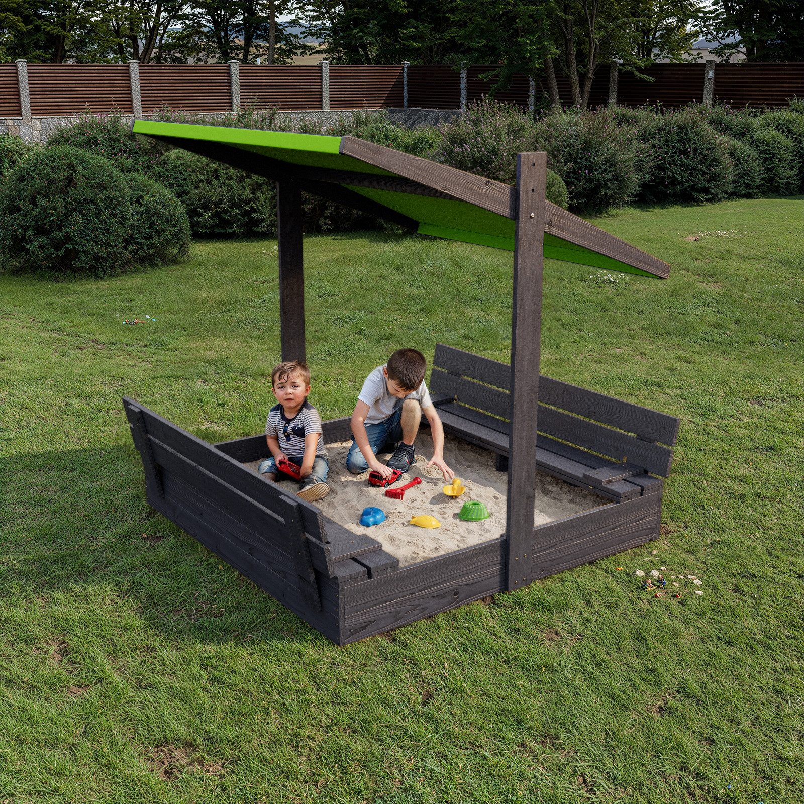QLS Sandkasten aus Holz 120 cm günstig online kaufen