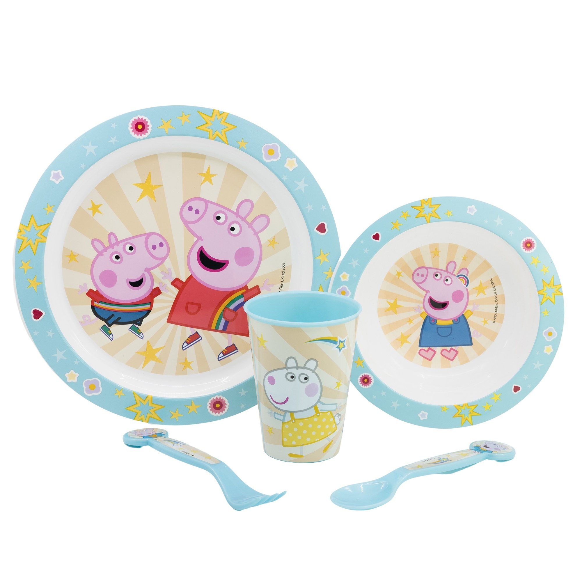 Kindergeschirr-Set Peppa Wutz Kinder Geschirr-Set 5 teilig