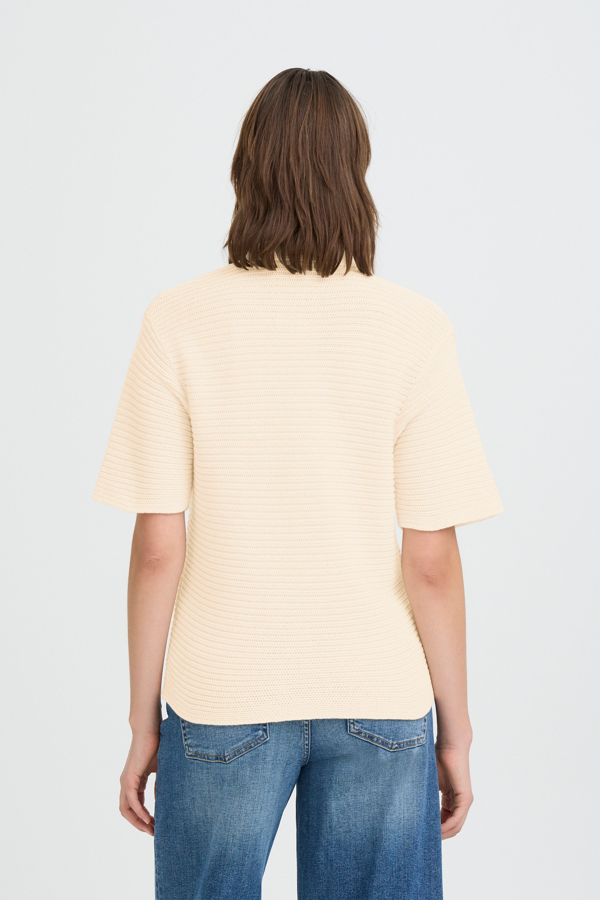 ICHI Cardigan Kurzarm-Bluse IHDEMUE
