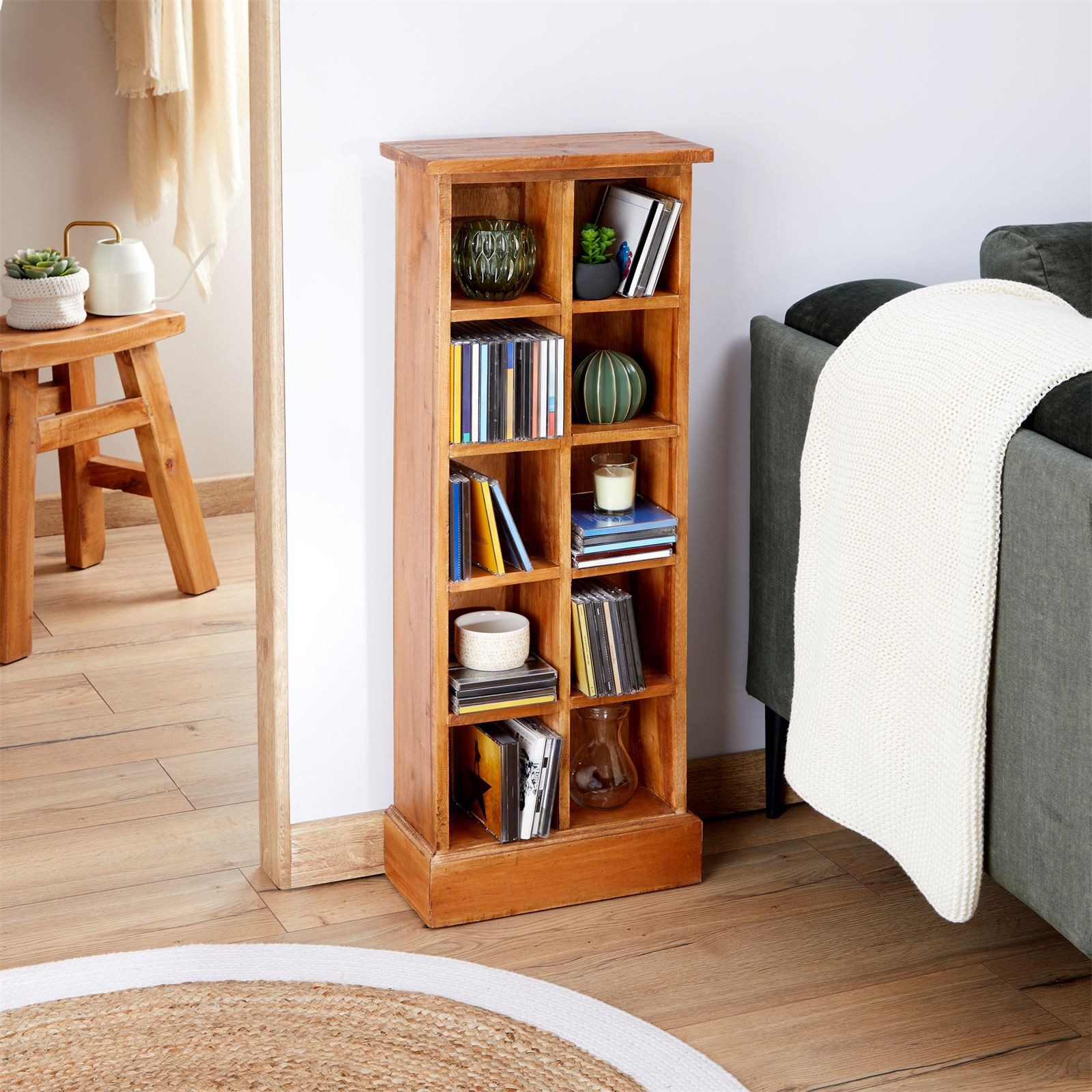 IDIMEX CD-Regal ADET, Bücherregal ADET Mahagoni günstig online kaufen