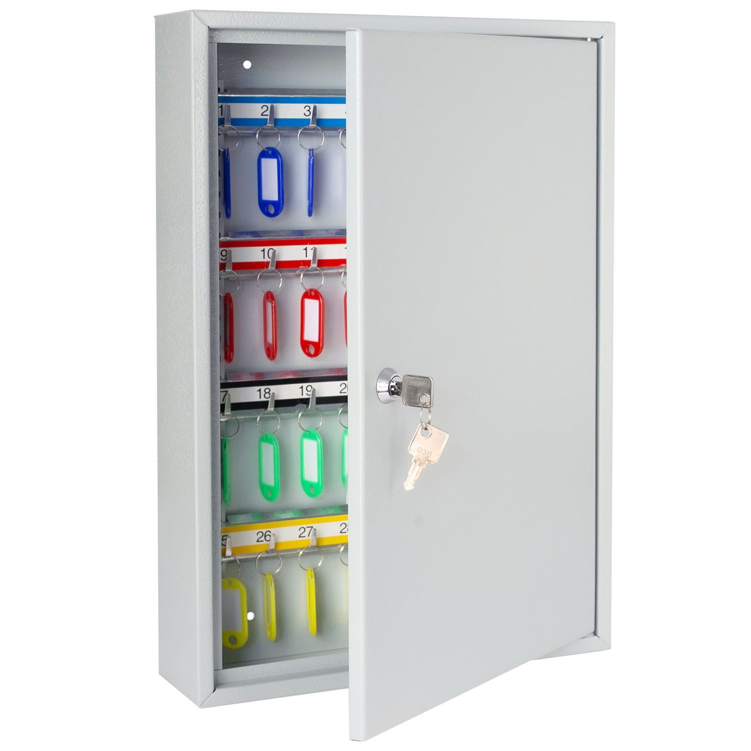 HMF Schlüsselkasten abschließbarer Schlüsselschrank mit 64 Haken, verstellb günstig online kaufen