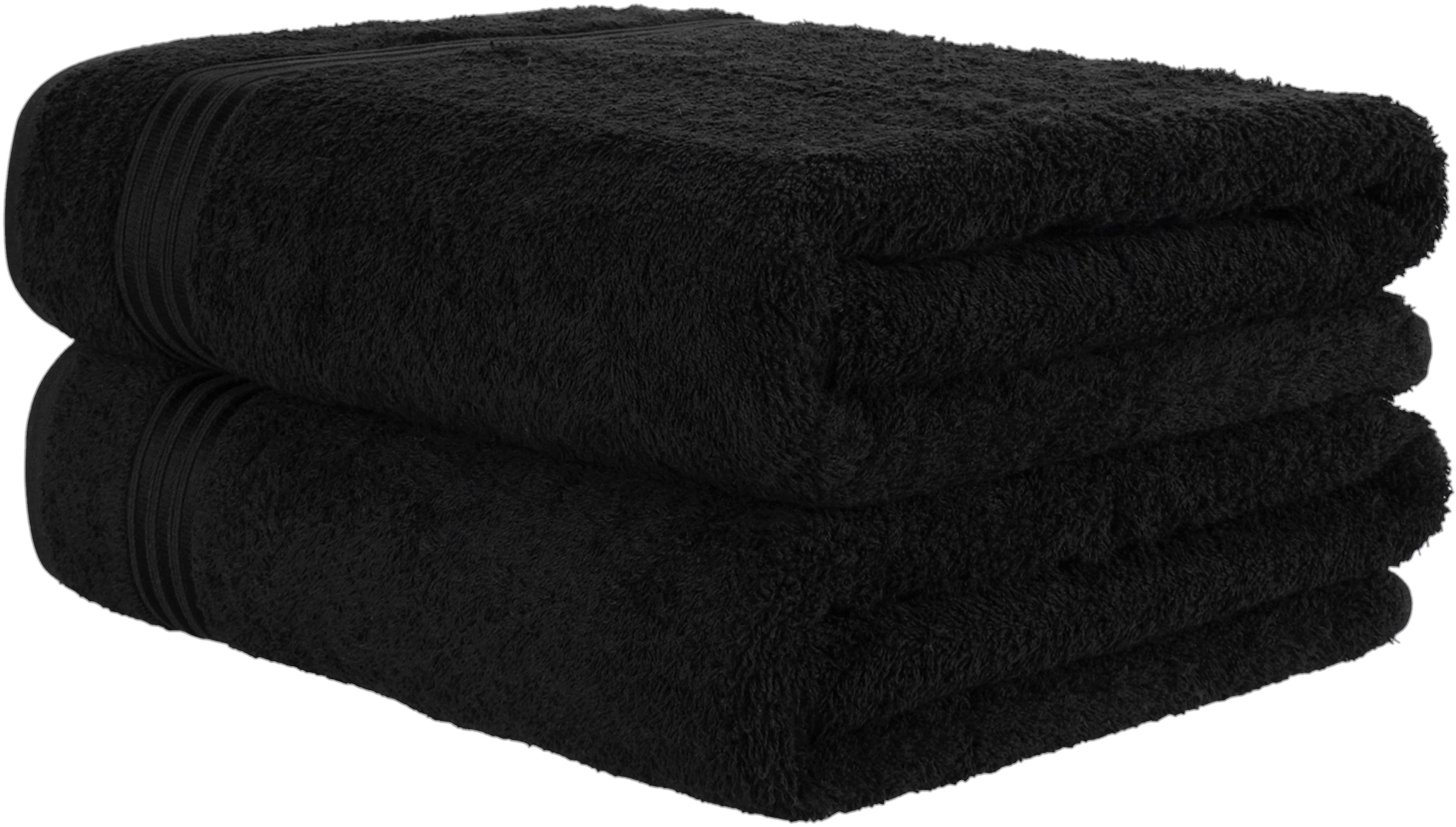 HAMMETEX Saunatuch Hammetex 2er Set extra große Saunatücher, Frottier (Packung, 2-St), 100% Baumwolle – Weich & Saugfähig – Luxuriöse Große Spa-Badetücher