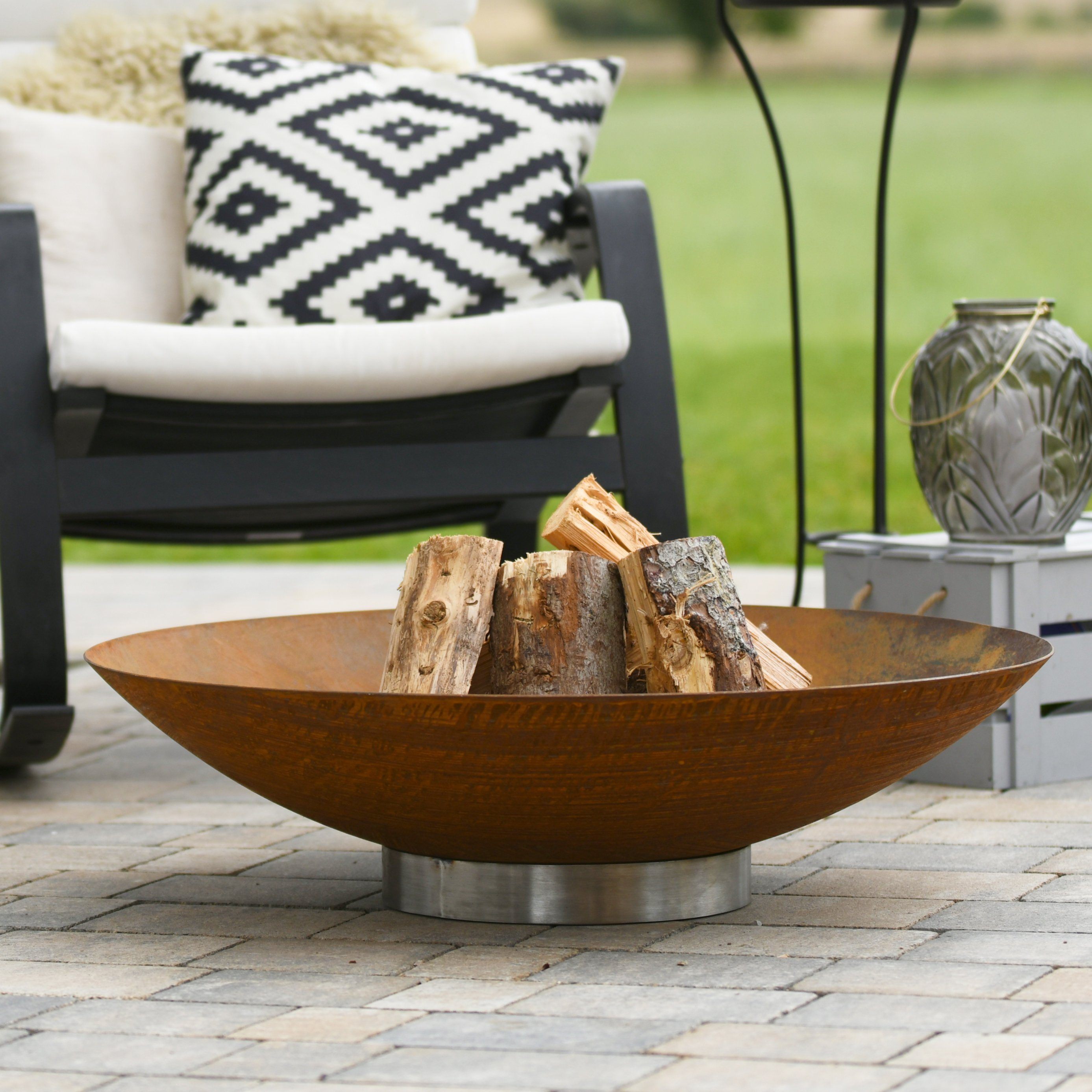 Czaja Feuerschale Czaja Feuerschale Trier Ø 80 cm in Rostoptik