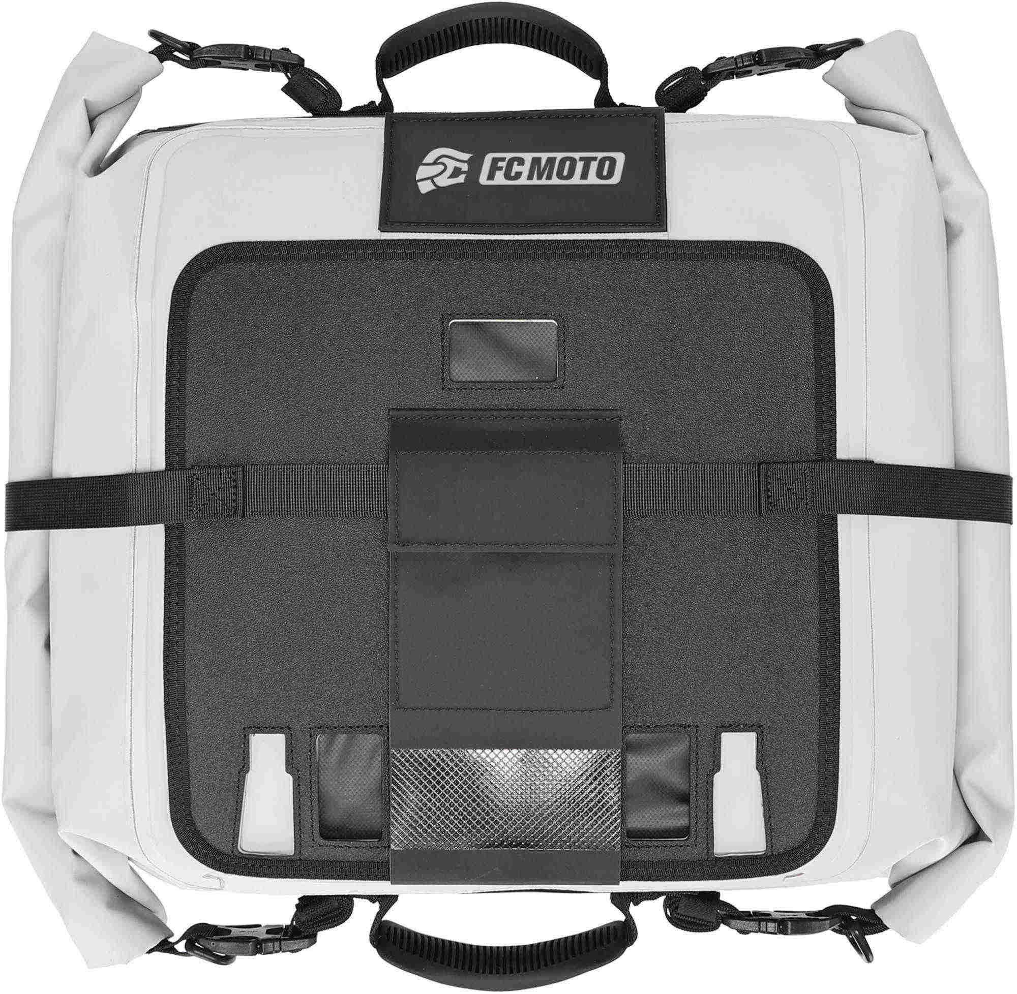 FC-Moto Gepäckträgertasche Ever-ST Roll-Top 32-40 L Hecktasche, Molle Befestigungssystem,reflektierende Elemente