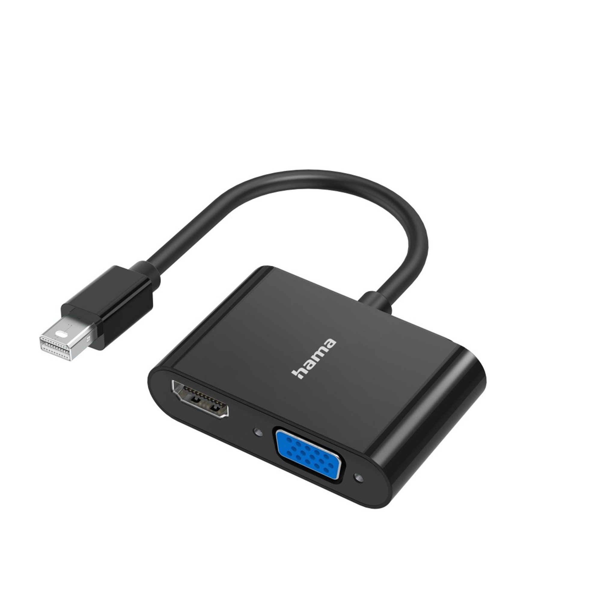 Hama 2in1, Mini-DisplayPort-St. - VGA HDMI™-Buchse, U Video-Adapter, 0 cm