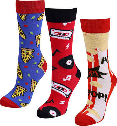 Capelli New York Socken (Packung, 3-Paar) mit lustigen Designs
