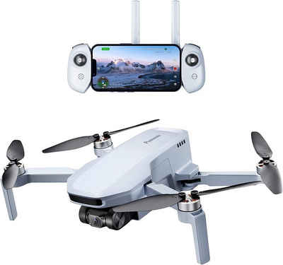 Potensic ATOM SE GPS Drohne, 4KM FPV Übertragung, 31 Minuten Flugzeit Quadrocopter (4K, EIS 12 Megapixel Foto, Für Erwachsene Anfänger, Himmelgrau)