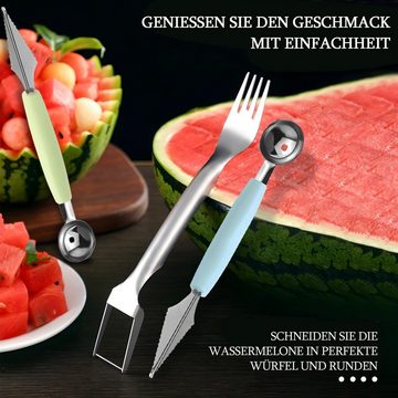 NUODWELL Obstschneider Melonenschneider 4 STK, Wassermelonen Drachenfrucht Obst Schneider, (4-tlg)