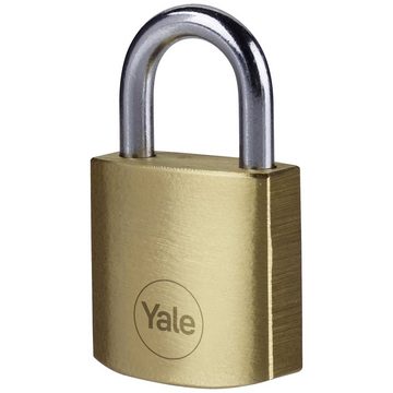 Yale Vorhängeschloss YALE Y110B/25/113/1 Vorhängeschloss 25 mm Messing Schlüsselschloss