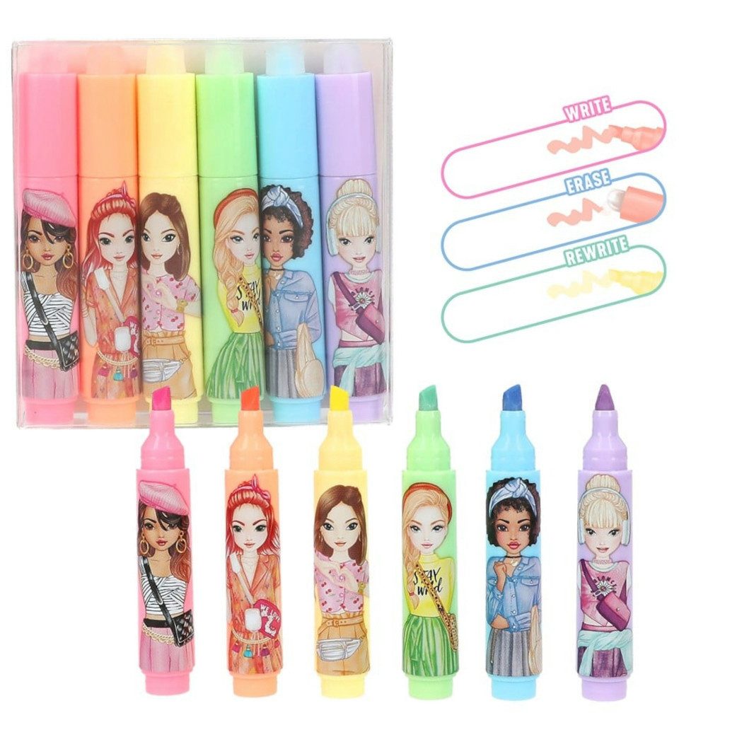 Depesche Маркеры TOPModel Erasable Mini Highlighter Set - 6 radierbare Textmarker