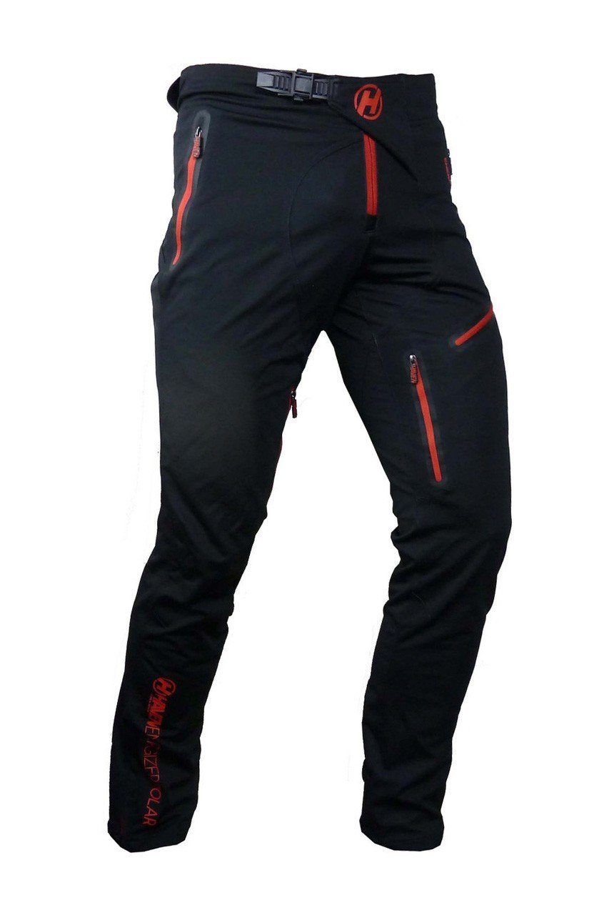 Fahrradhose HAVEN ENERGIZER POLAR Lang Unisex schwarz/rot *