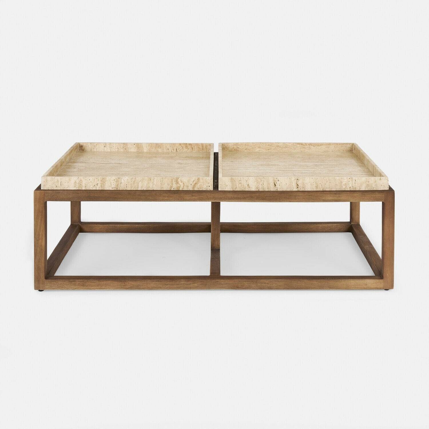 Mirabeau Couchtisch Couchtisch Edwyn braun/creme
