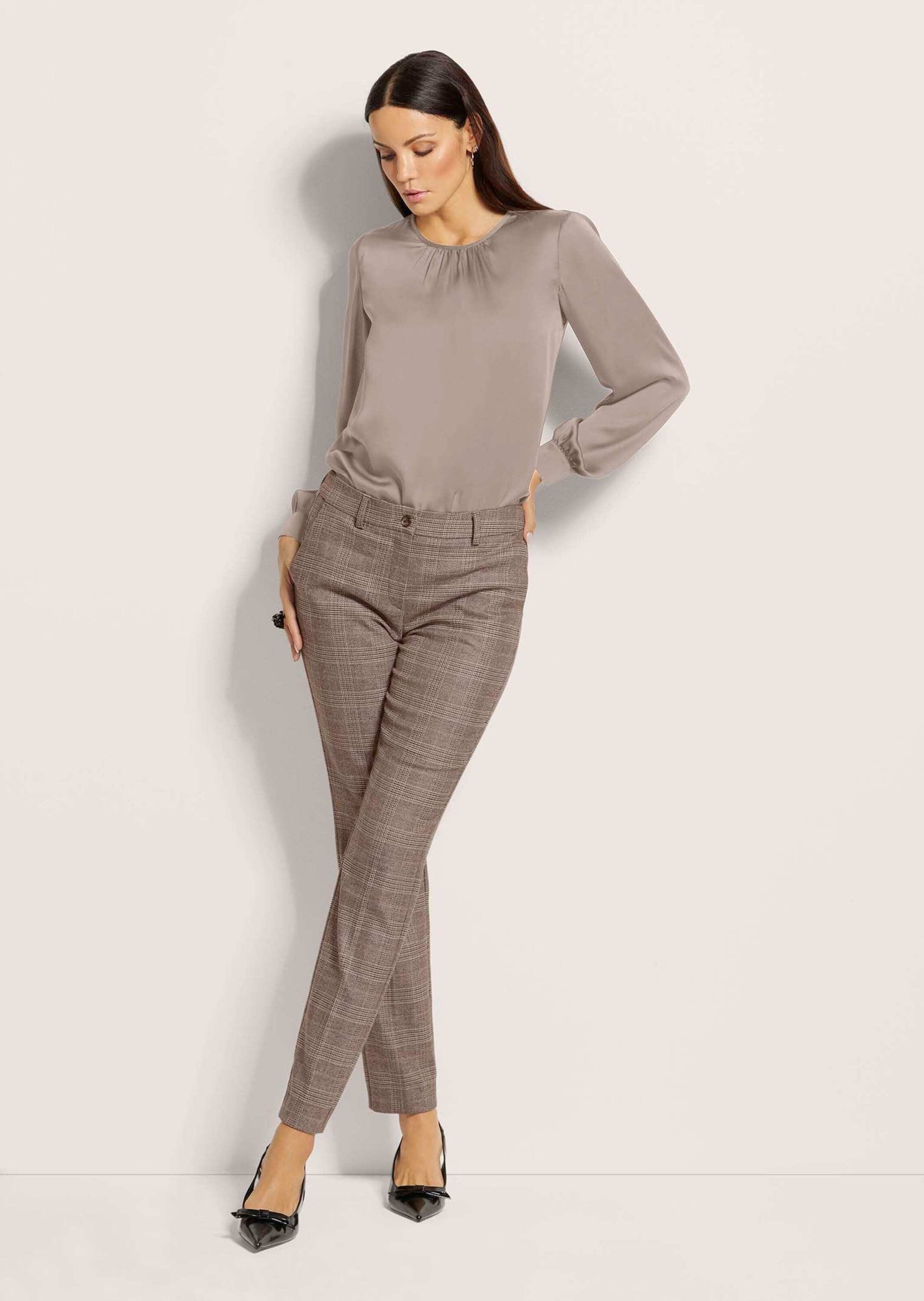 MADELEINE Stoffhose Glencheck-Hose mit Stretch günstig online kaufen