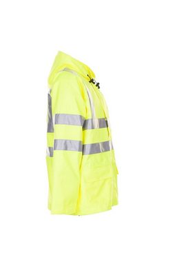 Planam Arbeitshose Regenjacke Warnschutz uni gelb Größe S (1-tlg)