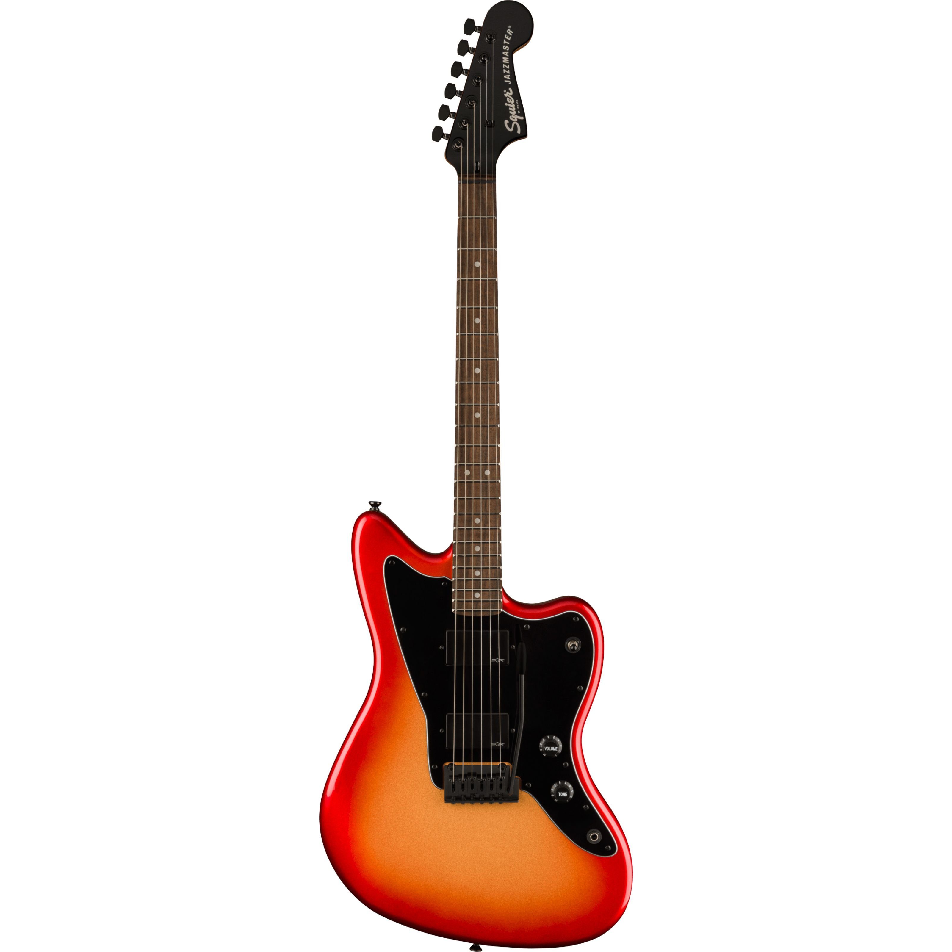 Squier E-Gitarre, E-Gitarren, Andere Modelle, Contemporary Active Jazzmaster HH Sunset Metallic - E-Gitarre