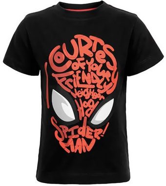 Spiderman Print-Shirt 2x SPIDERMAN Jungen T-Shirt Doppelpack 92 98/104 110/116 122/128