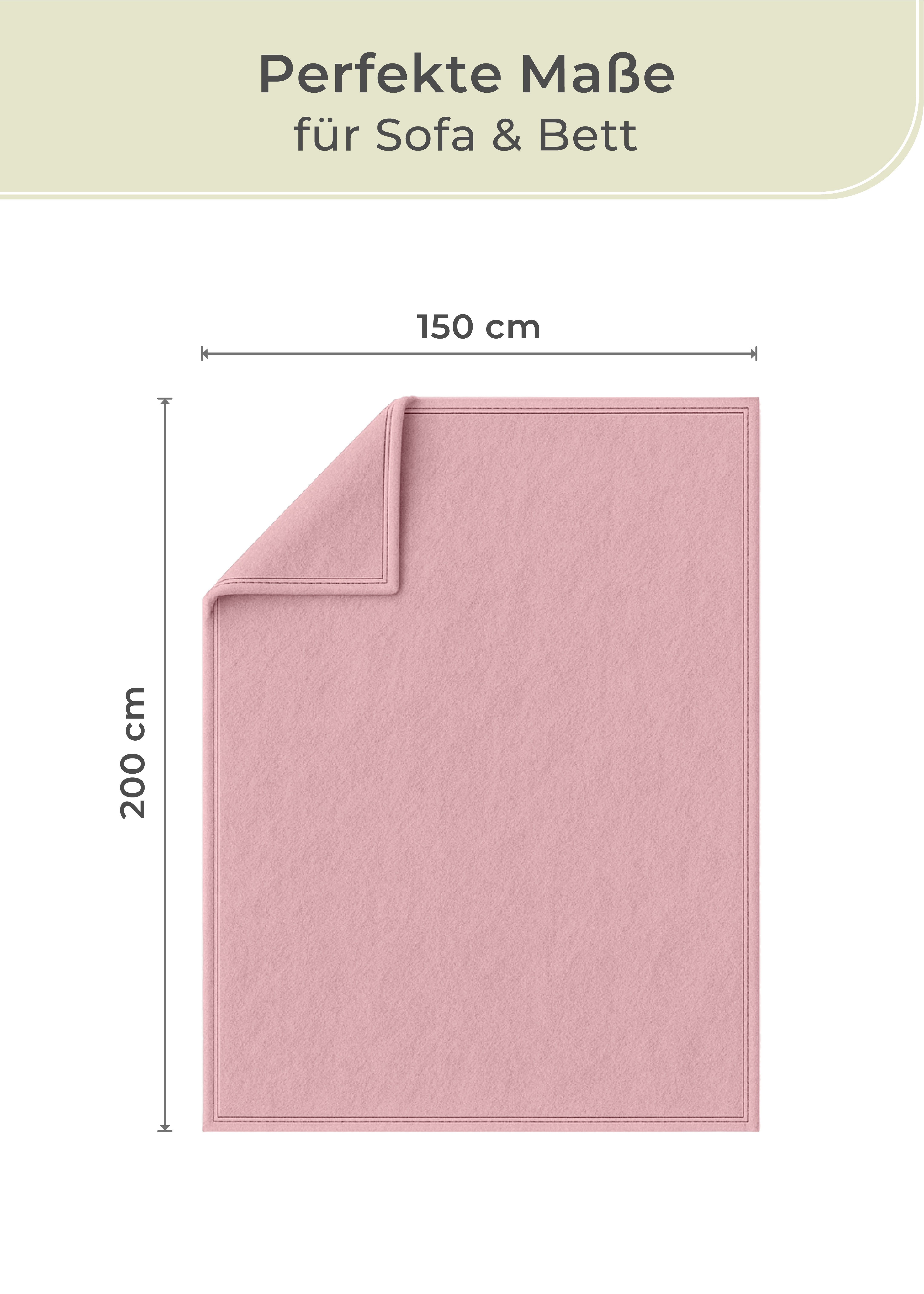 Wohndecke Wohndecke aus Baumwolle - Kuscheldecke, Baumwolldecke -, Laynenburg, Decke als Sofa-decke, Couchdecke, Wolldecke aus Baumwollmix – Bild 3 von 5