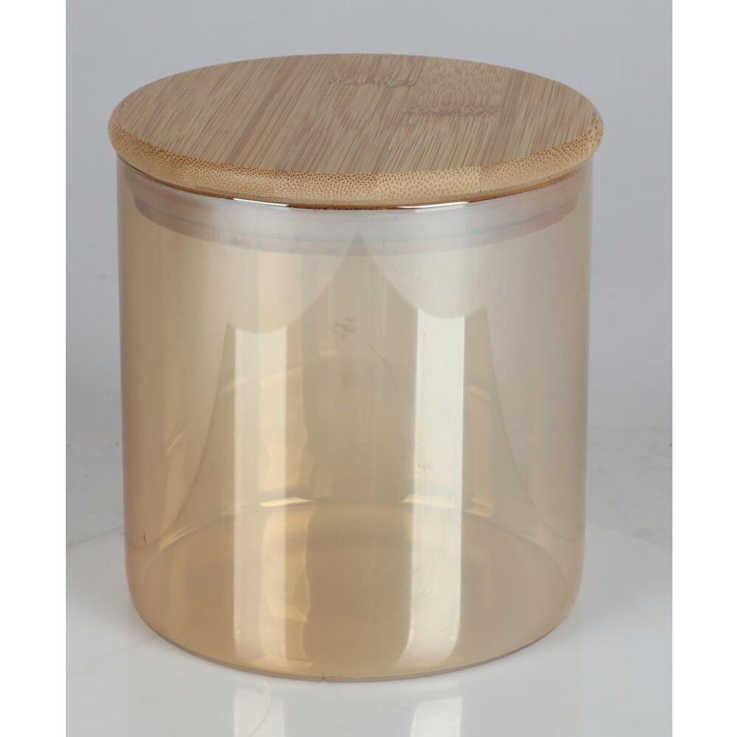 Glas Vorratsglas BURI Behälter Box Nud, Vorratsdose 12x Aufbewahrung Gefäß Müsli Bambusdeckel