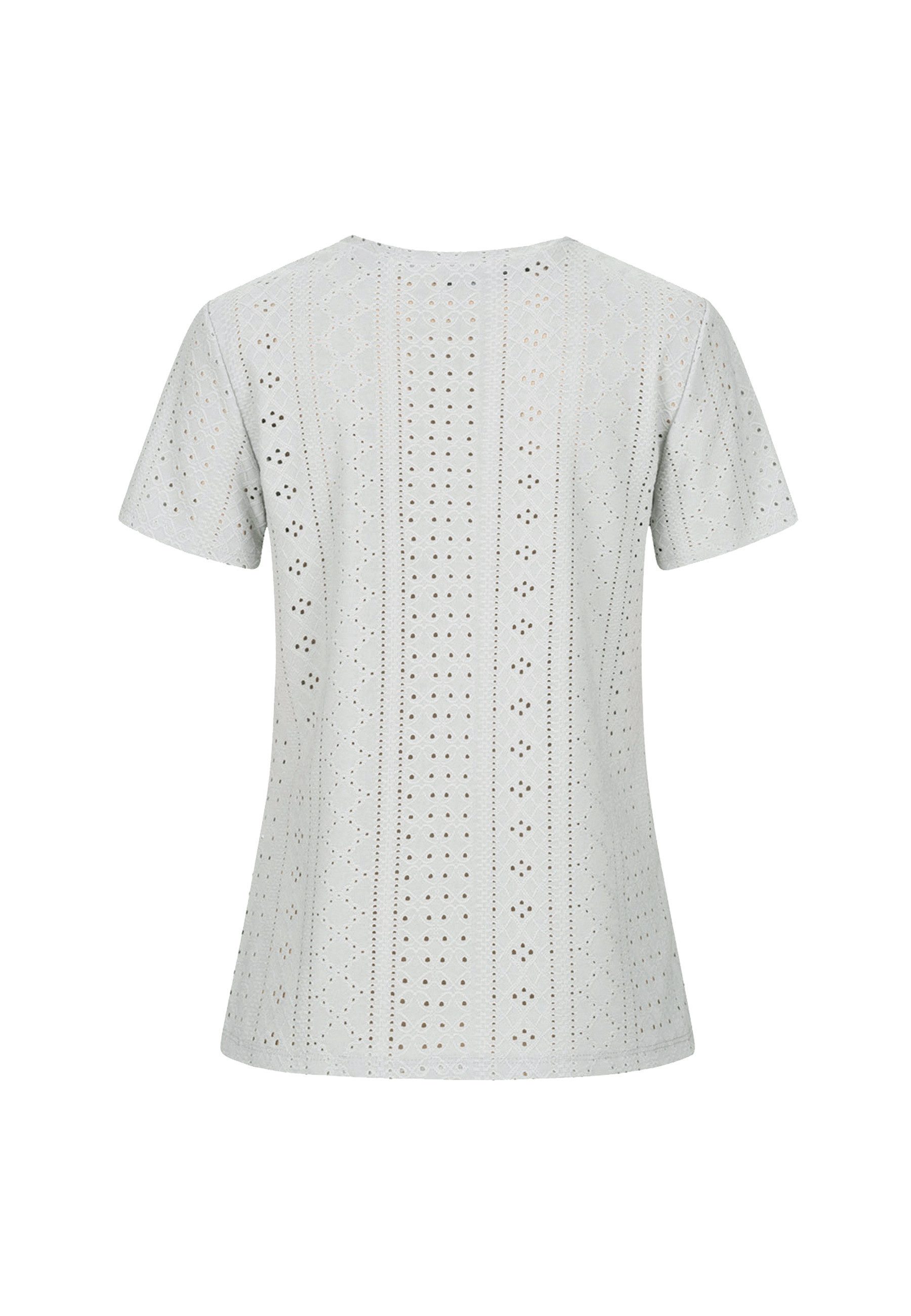 CLOUD 5IVE T-Shirt CLOUD 5IVE T-Shirt mit Lochmuster und Rundhals (1-tlg) günstig online kaufen