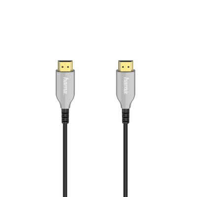 Hama Optisch, aktives HDMI™-Kabel, Stecker - Stecker, 4K, vergoldet, 15 m HDMI-Kabel, HDMI, (1500 cm)