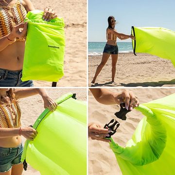 InnovaGoods Luftmatratze AUFBLASBARES SOFA FÜR DEN STRAND