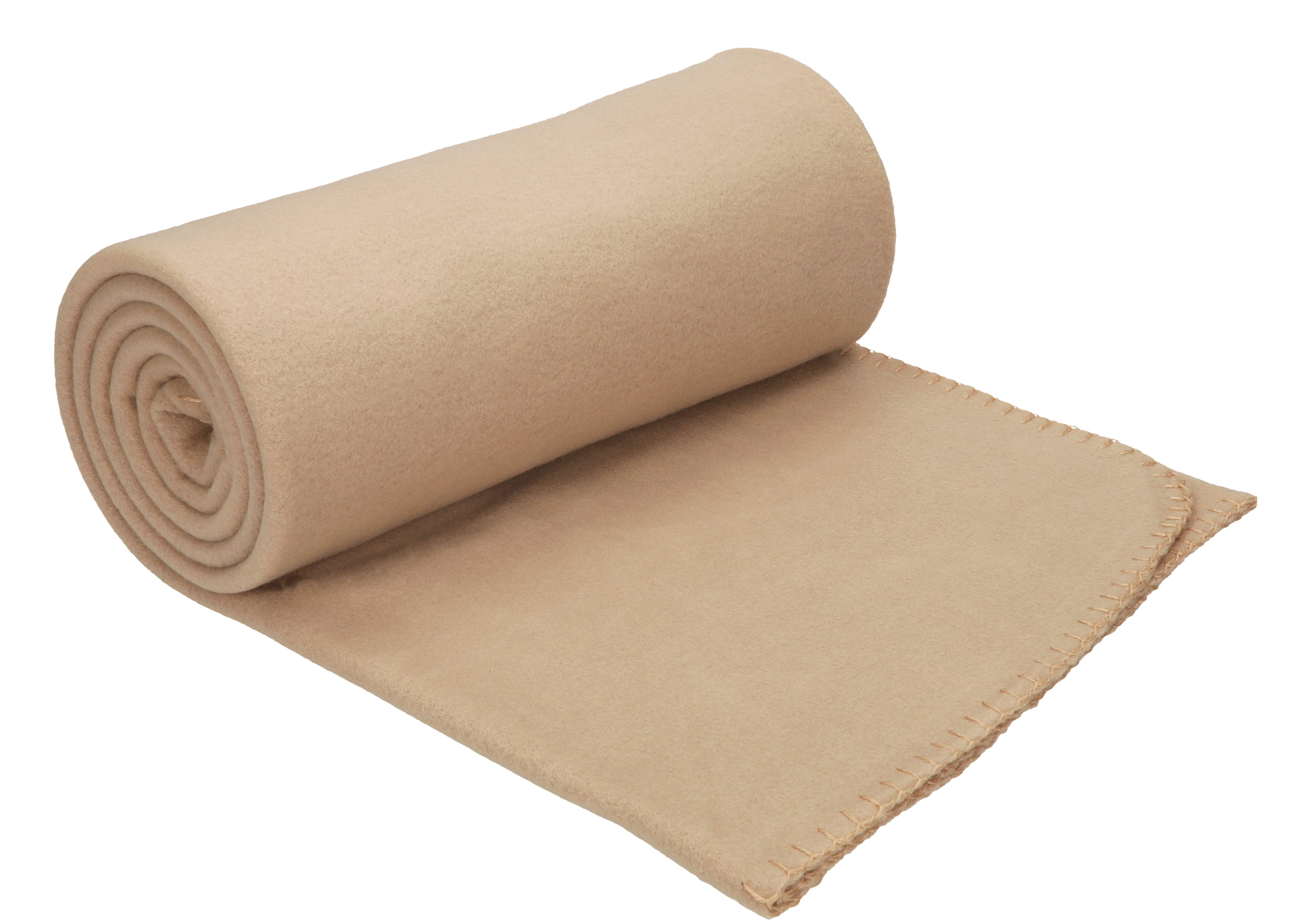 Wohndecke Betz Fleecedecke 130x170 cm 180g/m² – Weiche Wohndecke & Kuscheldecke, Betz, Leicht, wärmend & pflegeleicht