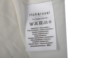 Rich & Royal Shirttop Rich & Royal 2103 700 Damen Bluse Gr. 36 Pearl Weiß Neu