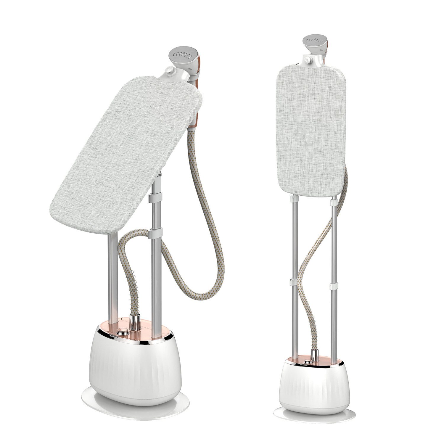 Tekoo Dampfbügeleisen 3-in-1 Dampfbügelstation mit Bügelbrett & Ständer, 1800W, 1,6L Tank, 1800 W, 3-in-1 Bügelbrett, 1800W Leistung, 32 g/Min, Doppel-Teleskopstangen