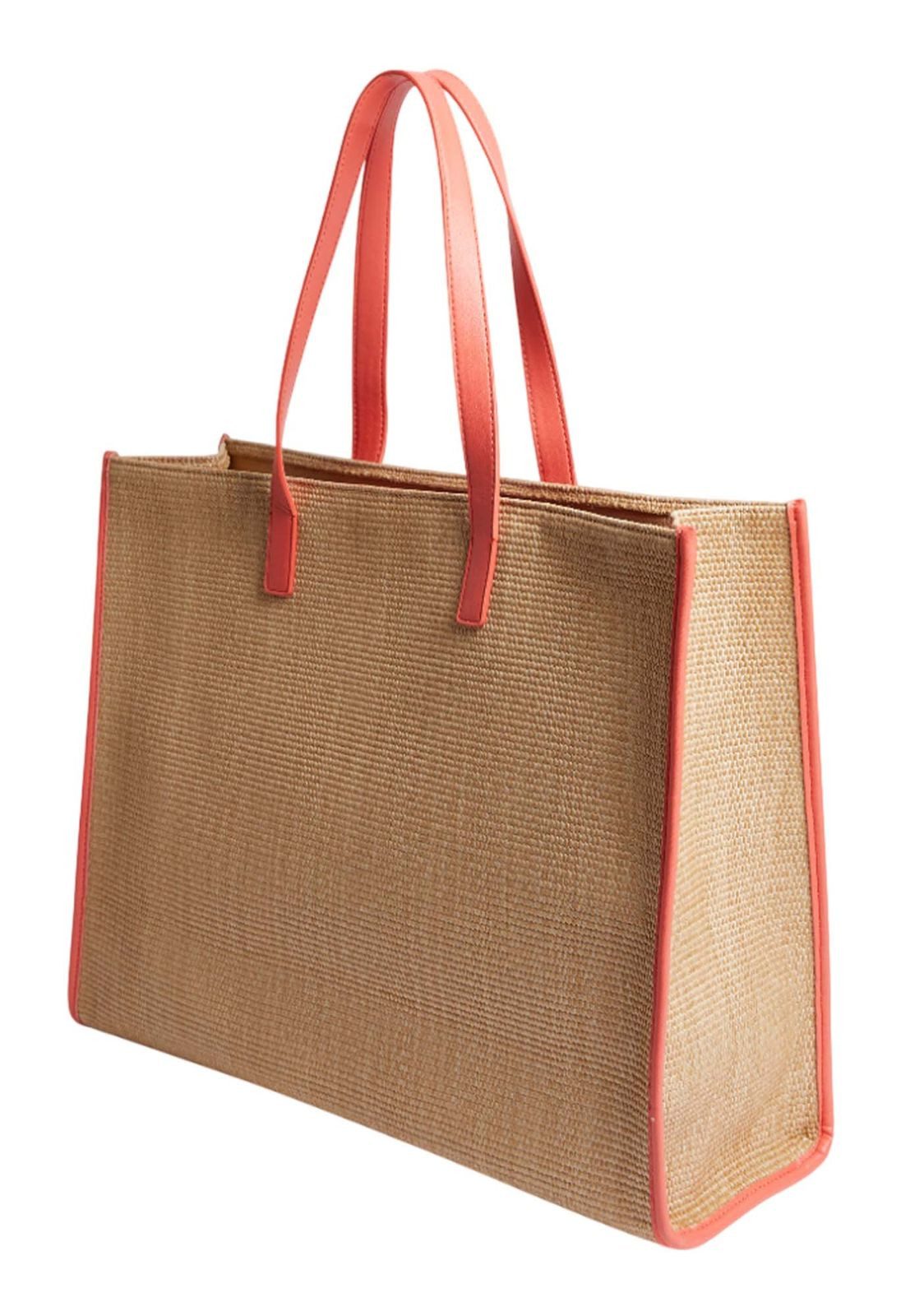 Ted Baker Shopper Floraff Floral Raffia Icon Bag