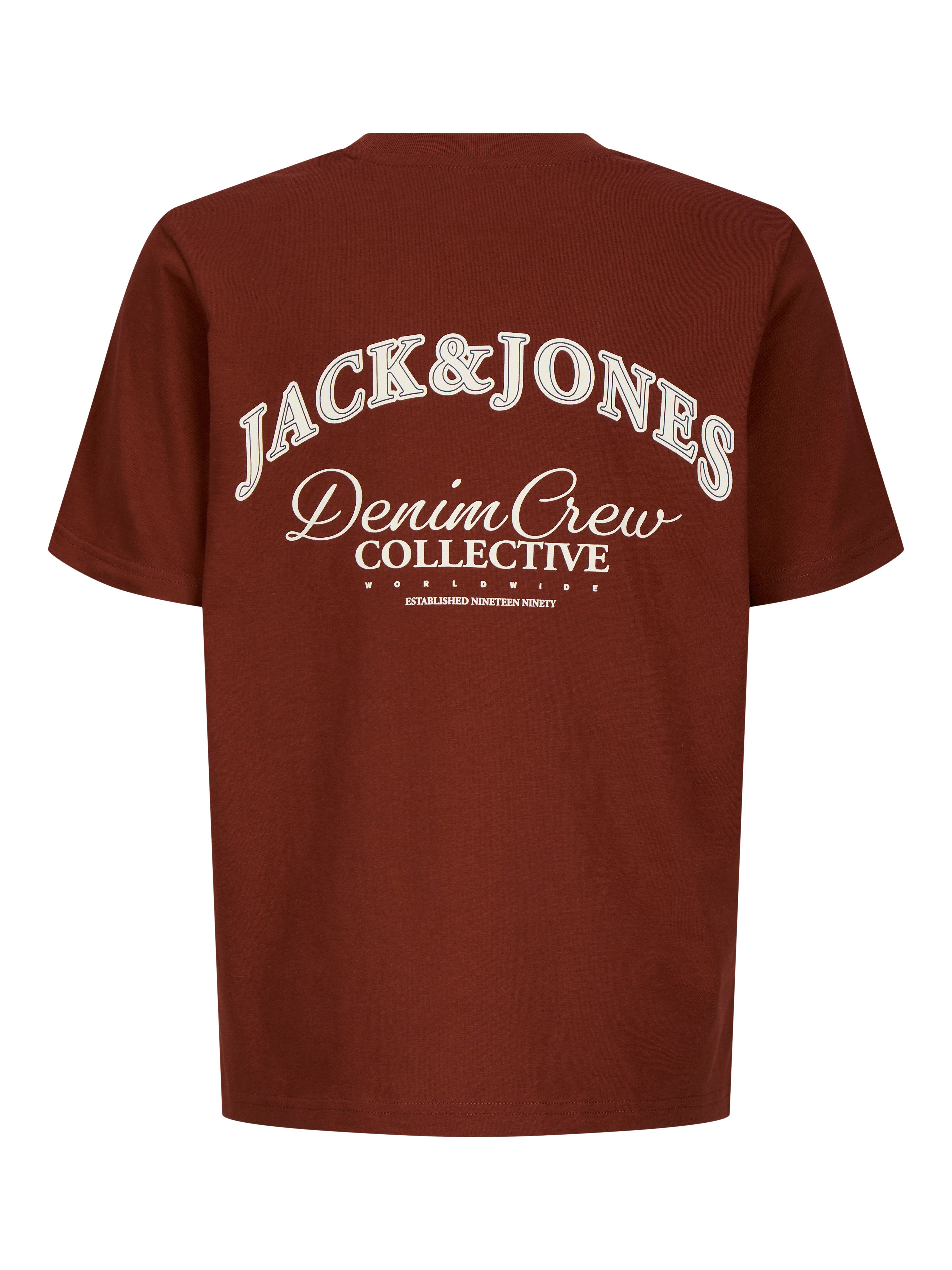 Jack & Jones Junior Rundhalsshirt JJEBRANDES BACKP RELAXED TEE SS SN JNR Baumwolle, relaxed fit – Bild 5 von 5
