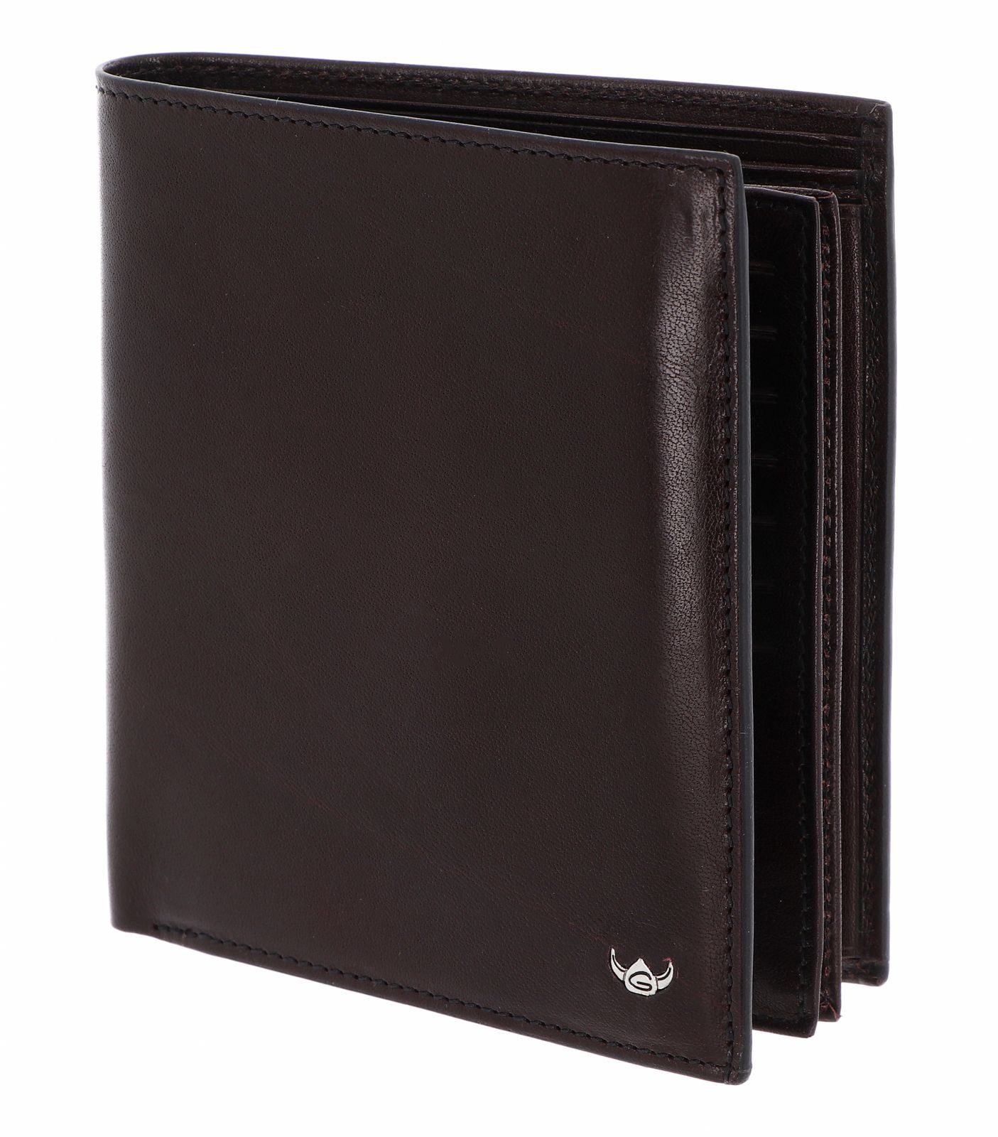 Golden Head Geldbörse Billfold Coin Wallet, aus echtem Rindsleder mit RFID-Blocker Schutz