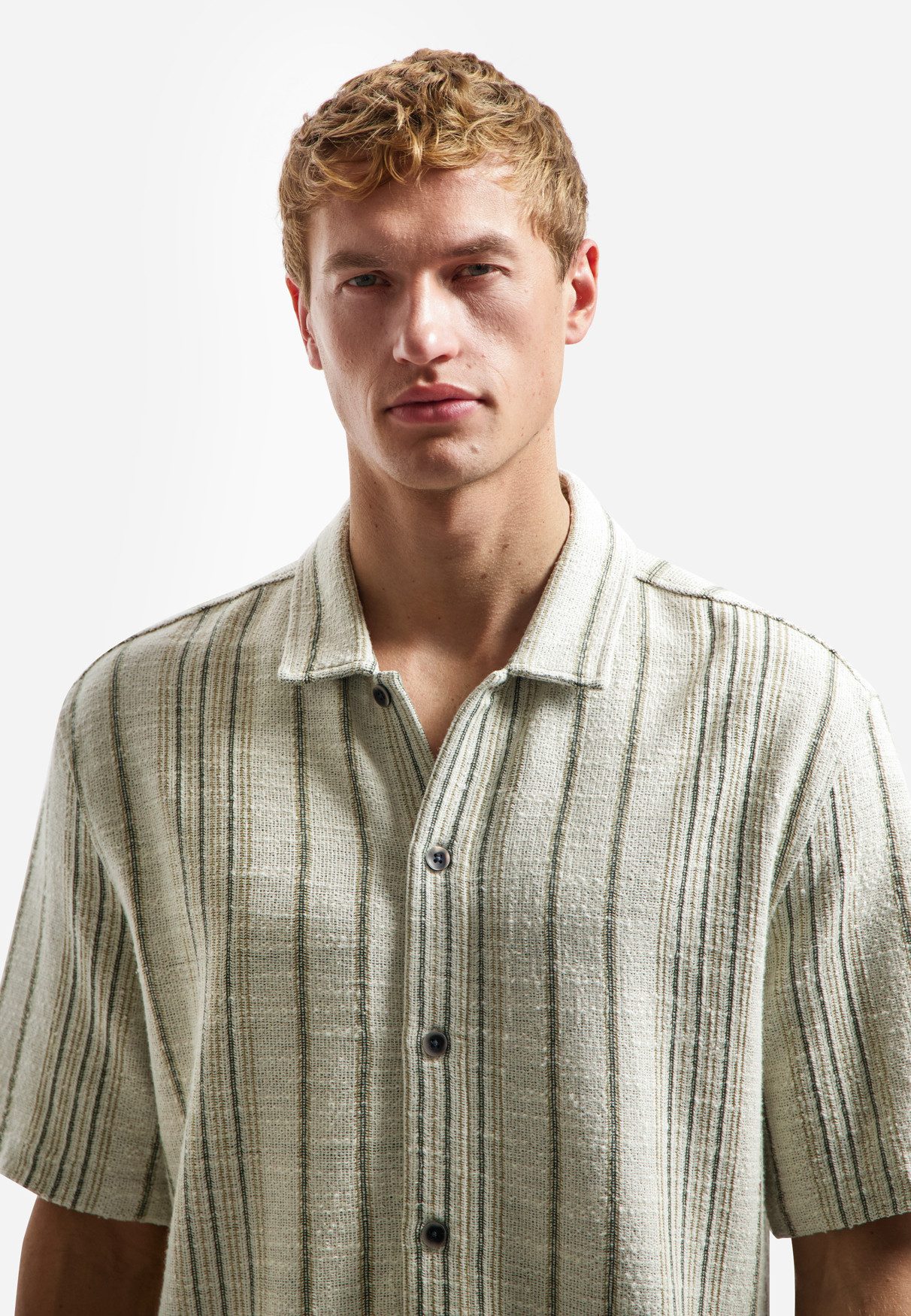 NO EXCESS Kurzarmhemd Shirt Short Sleeve - Herrenhemd - Sommerhemd