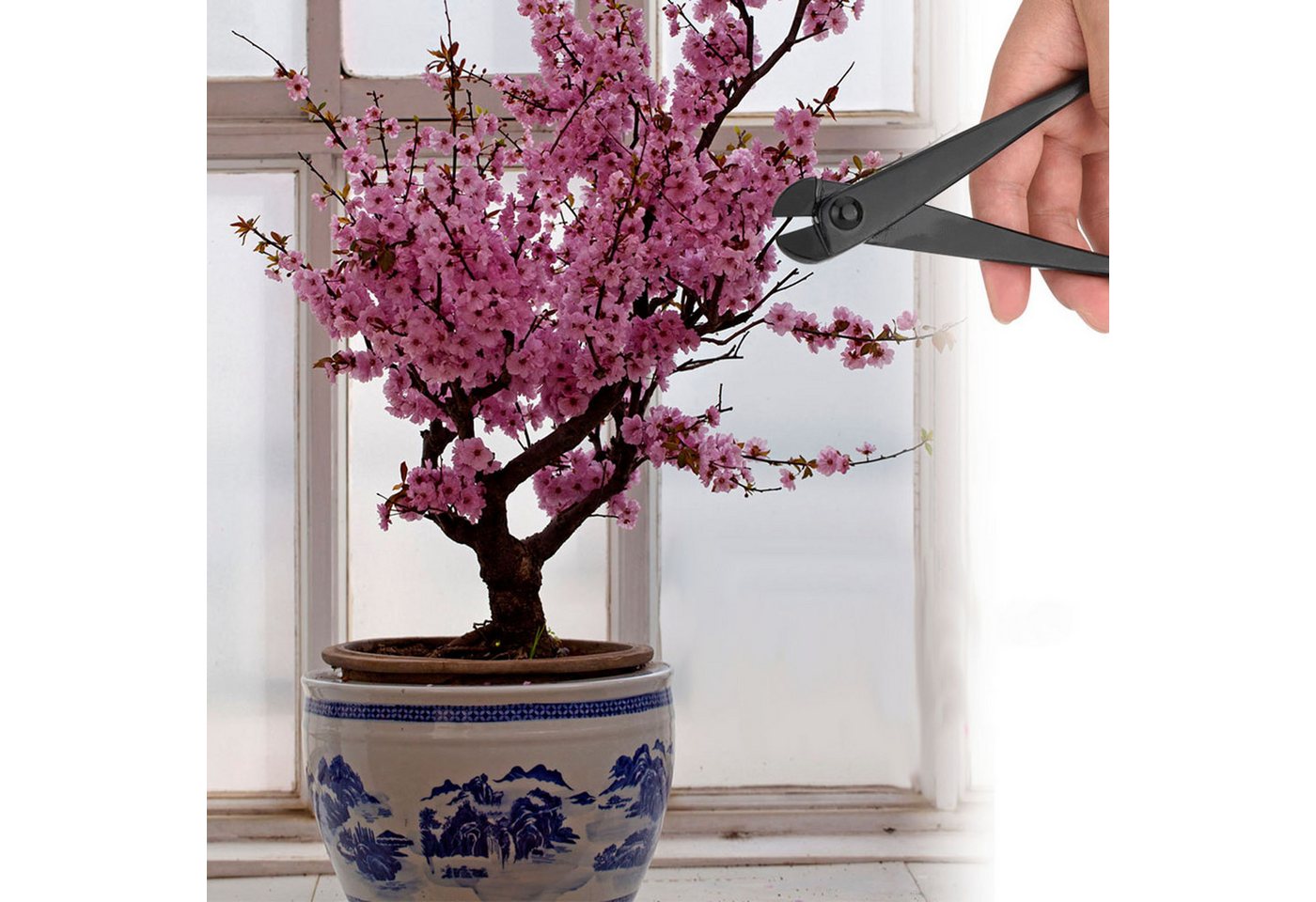 Thumbnail - SURFOU Astschere 210mm Bonsai Drahtschneider aus Manganstahllegierung Astschere, (Schneiden von Trainingsdrähten, die in...