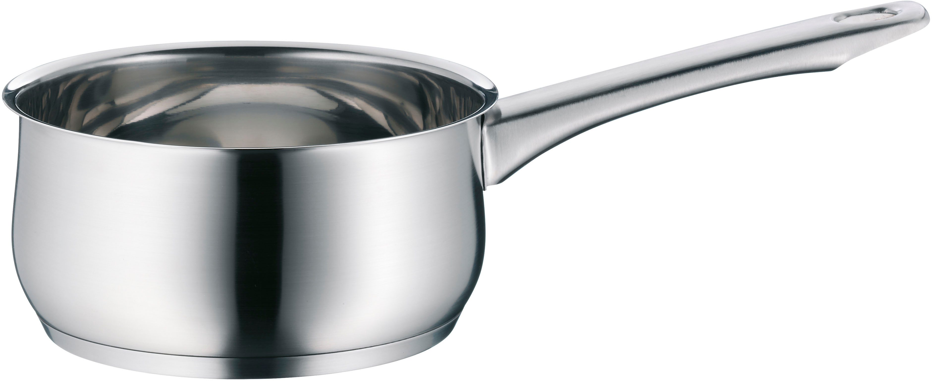WMF Kasserolle Diadem Plus, Cromargan® Edelstahl Rostfrei 18/10 (1-tlg), breiter Schüttrand, außergewöhnliches Design, spülmaschinengeeignet
