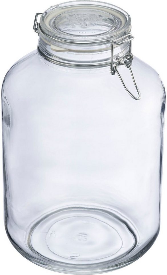 WESTMARK Fermentationsglas, Glas, Kunststoff, (1-tlg), 5 Liter