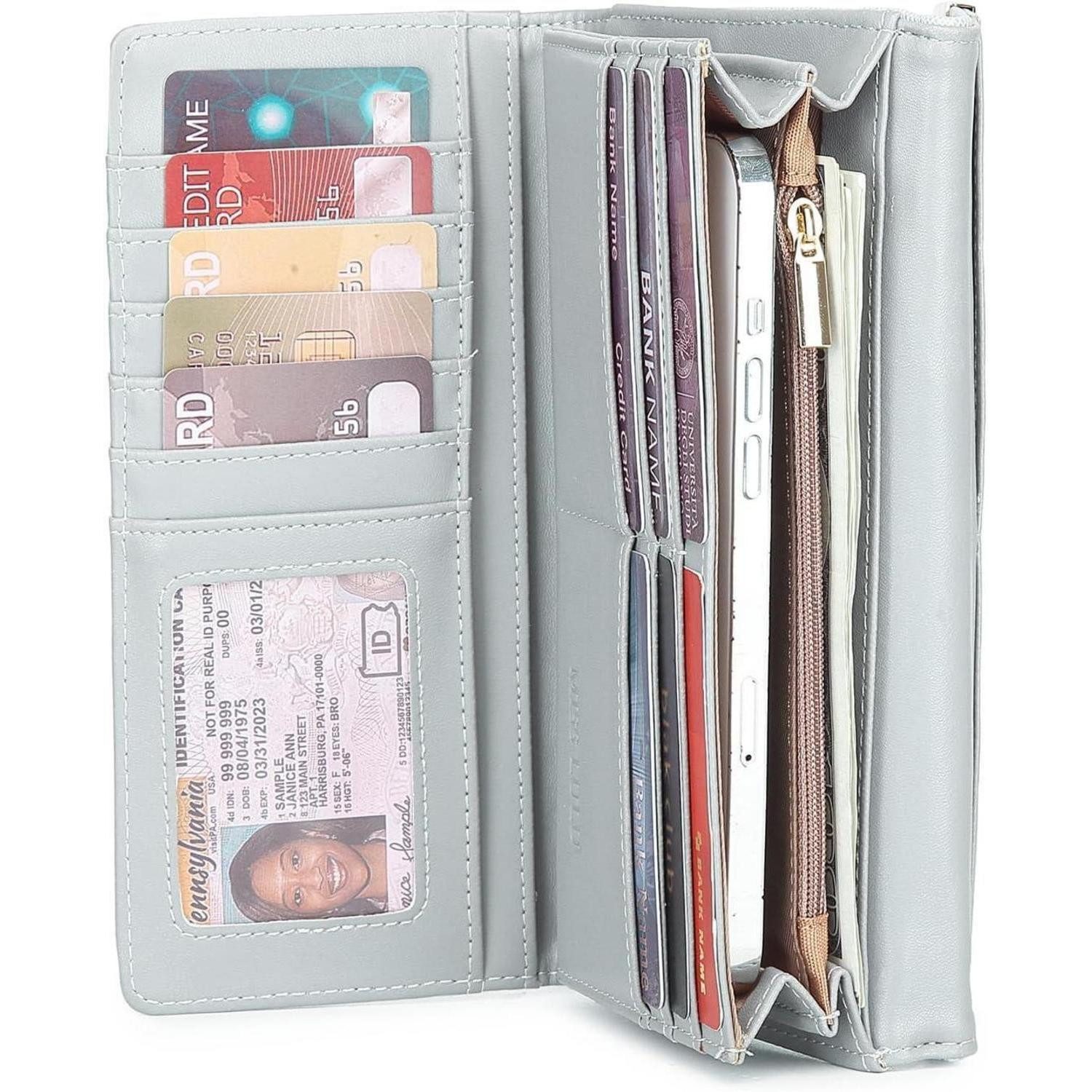 LuxusKollektion Gürteltasche Damen Geldbörse Lange Portemonnaie PU Leder mi günstig online kaufen