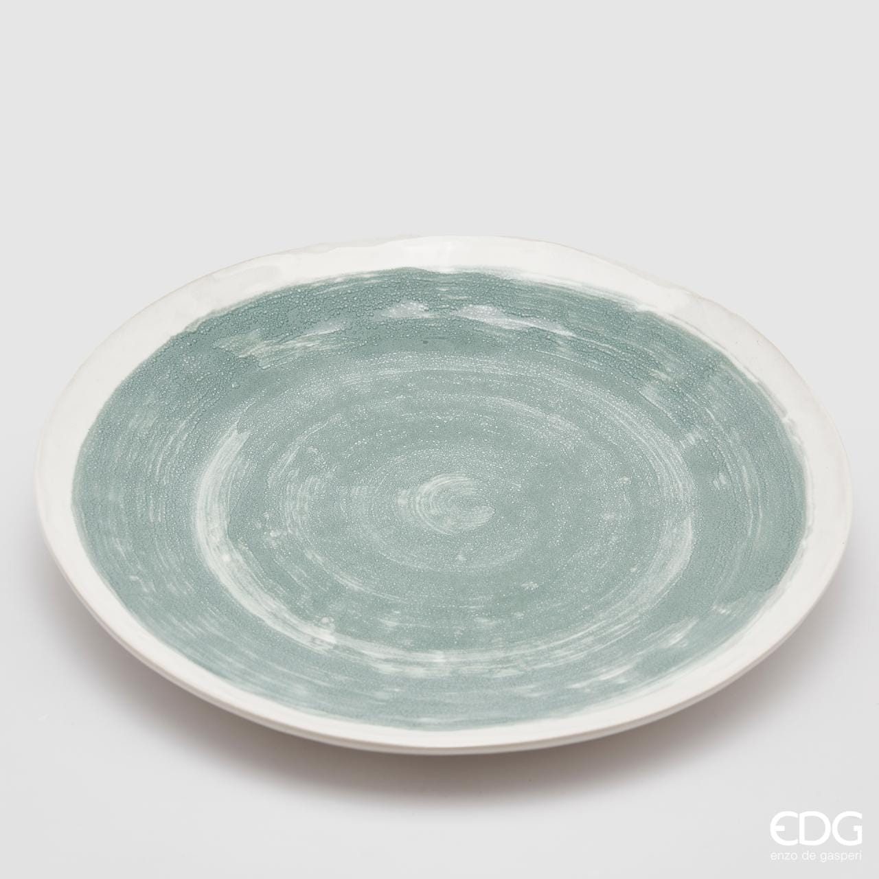 enzo de gasperi Speiseteller Speiseteller handbemalt - glasierte Keramik in Naturfarben Ø 28 cm